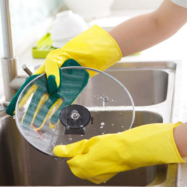 2 Pack Cleaning Sponge Gloves