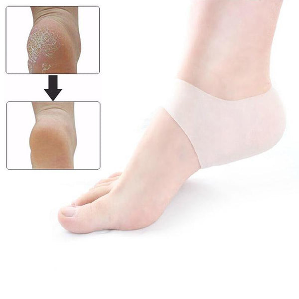 Silicone Gel Heel and Ankle Sleeve for Plantar Fasciitis