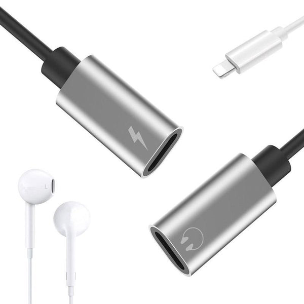 2 in 1 Earphone & Lightning Adapter for iPhone 7 | 7Plus