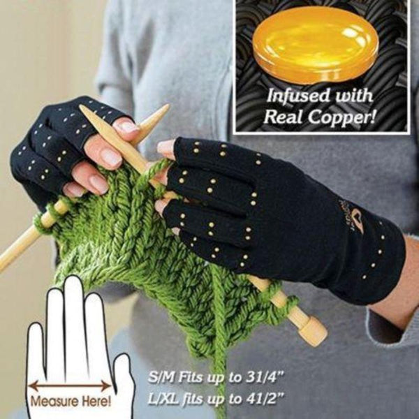 Compression Therapy Active Gloves - Copper Hands