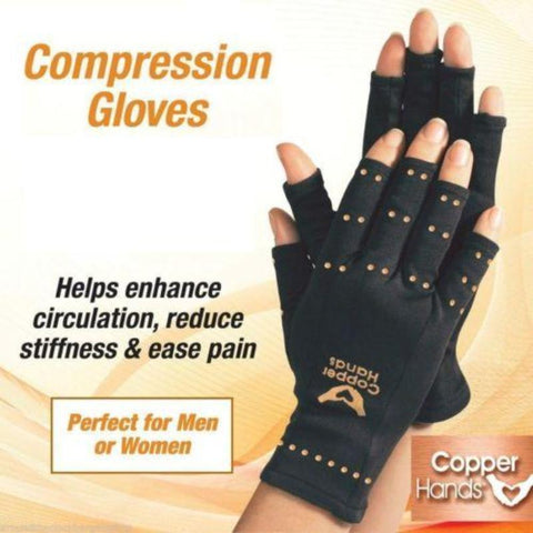 Compression Therapy Active Gloves - Copper Hands