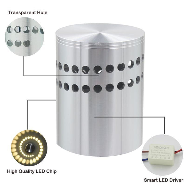 Luminous LED Spiral Light Fixture