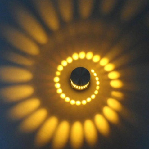 Luminous LED Spiral Light Fixture