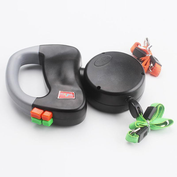Dual Doggies Retractable Leash 3 M