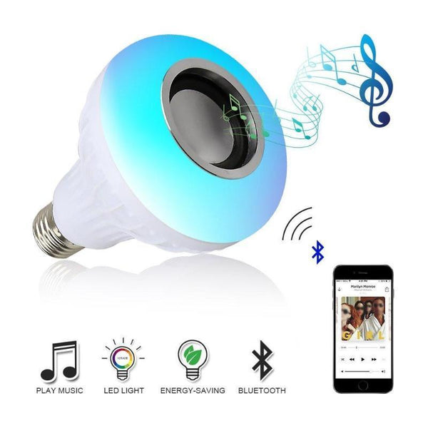 Smart Wireless Bluetooth LED Lamp Speaker