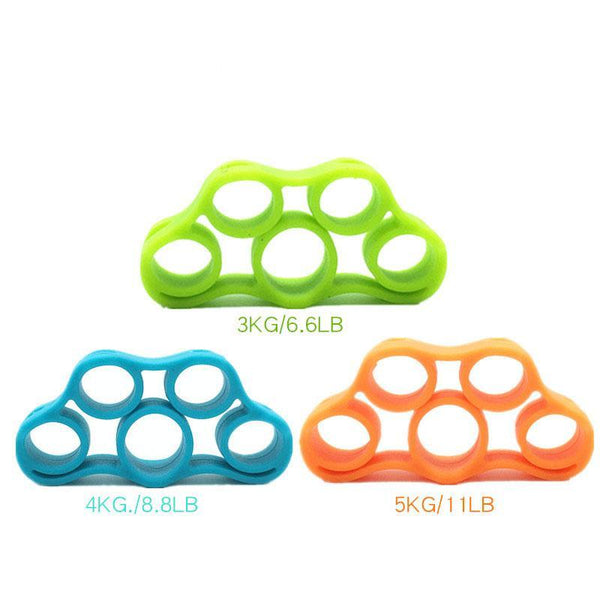 3 Pack Crimp Training Resistance Bands - Finger Elastic Exercise
