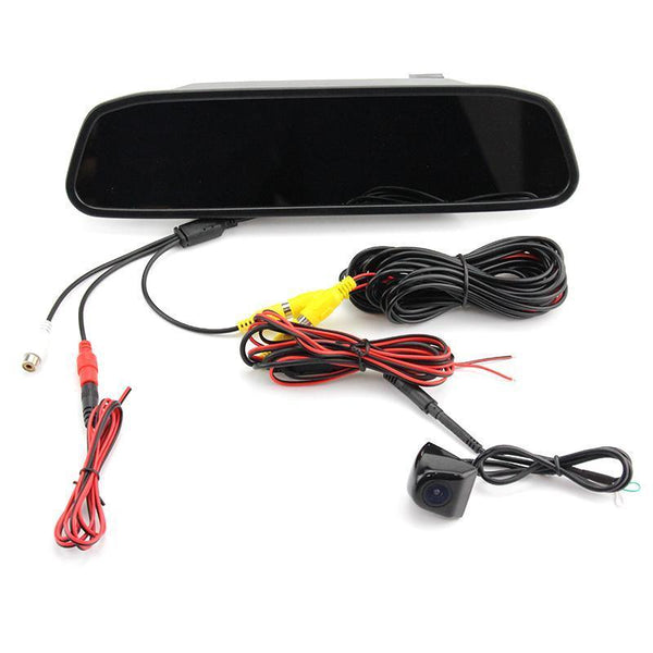 5 inch Color TFT LCD Car Rear View Mirror Monitor - Parking Backup Camera