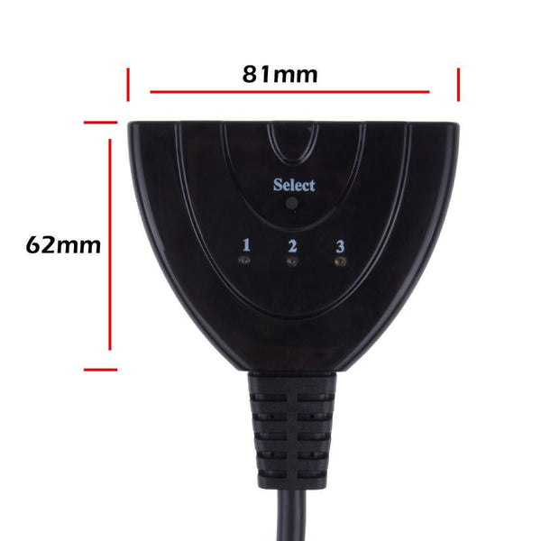 3 Way HDMI Splitter Auto Switcher