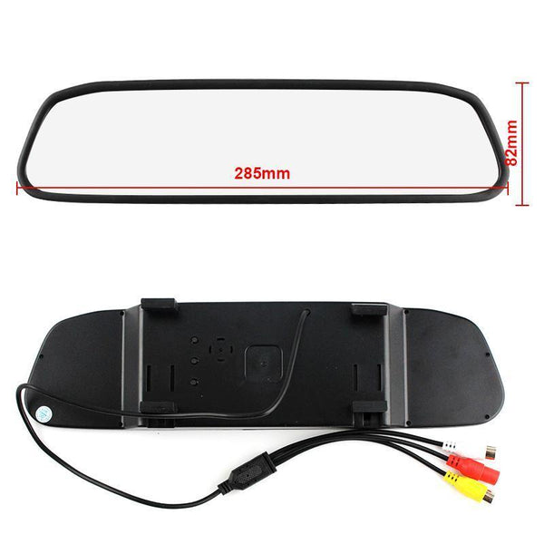 5 inch Color TFT LCD Car Rear View Mirror Monitor - Parking Backup Camera
