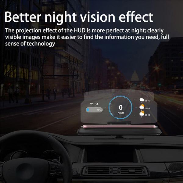 HUD Head Up GPS Navigation Display Bracket Holder - Mobile Phone Projector