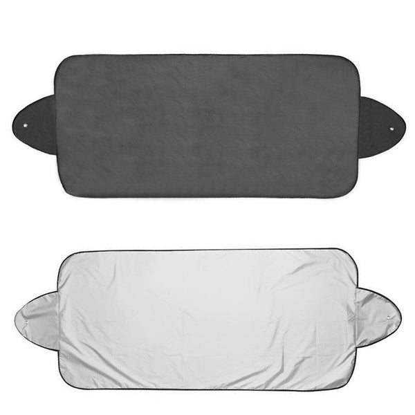 Premium Front Rear Windscreen Protection - Windshield Visor Cover Sun & Snow