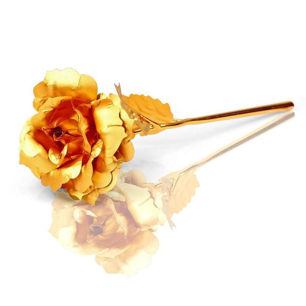 24K Gold Plated Rose Flower