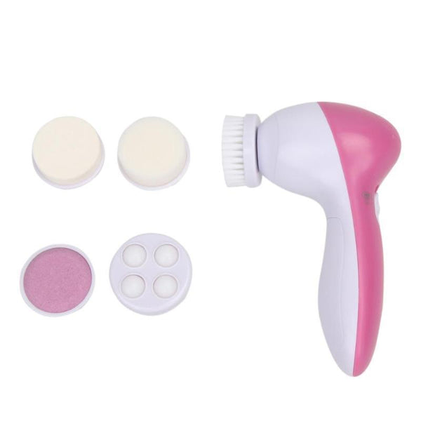 5 in 1 Electric Face Cleaner with Brushes