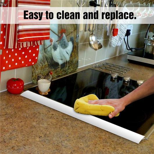 2 PCS Silicone Stove Counter Gap Cover