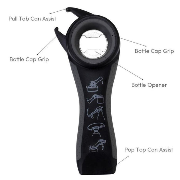 Multifunction 5 in 1 Can Bottle Opener