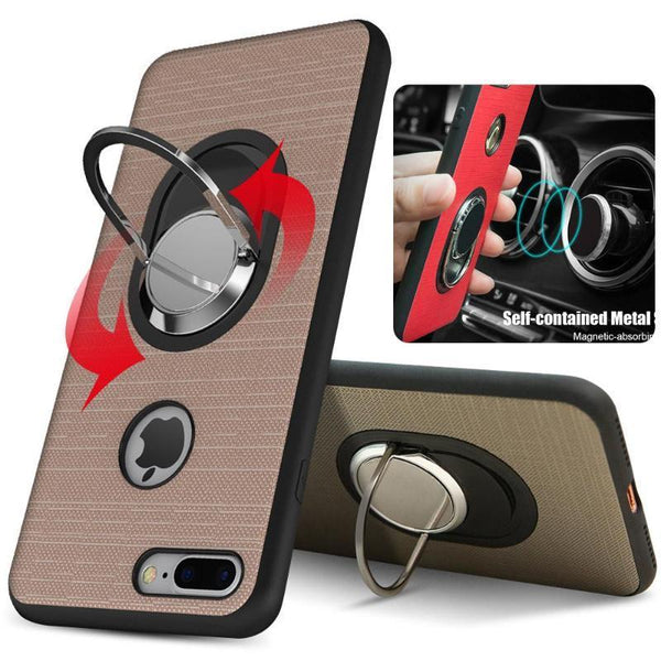 Invisible Ring Holder & Magnetic Phone Case Iphone Samsung