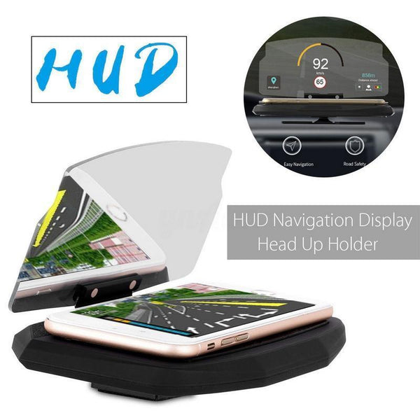 HUD Head Up GPS Navigation Display Bracket Holder - Mobile Phone Projector