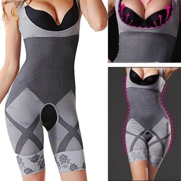 Bamboo Charcoal Slimming Bodysuit - Sculpting Underwear