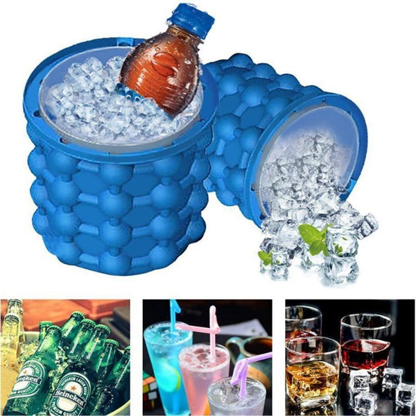 Genie Ice Cube Maker Silicone - Space Saving