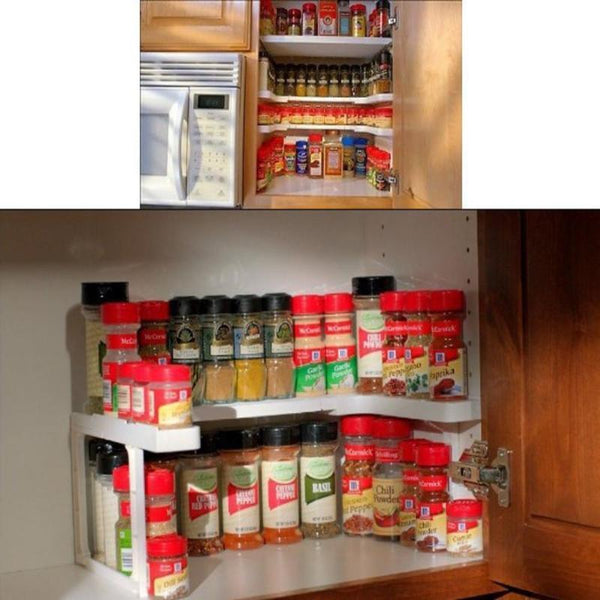 2-Layer Stackable Rack Organizer