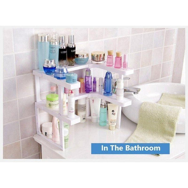 2-Layer Stackable Rack Organizer