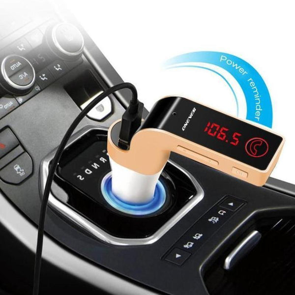 4 in 1 Car Stereo Wireless Bluetooth Charger FM Transmitter