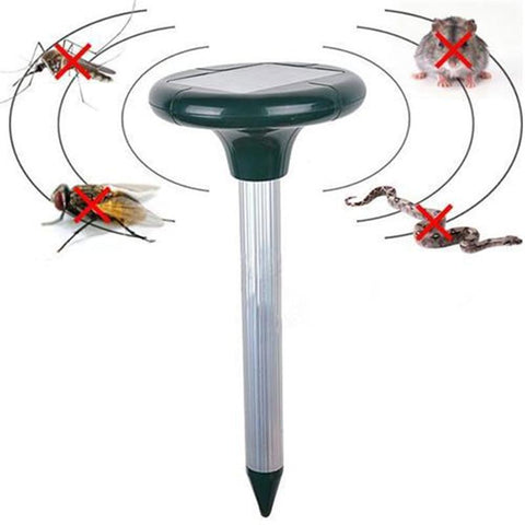 Solar-Powered Sonic Pest Repeller