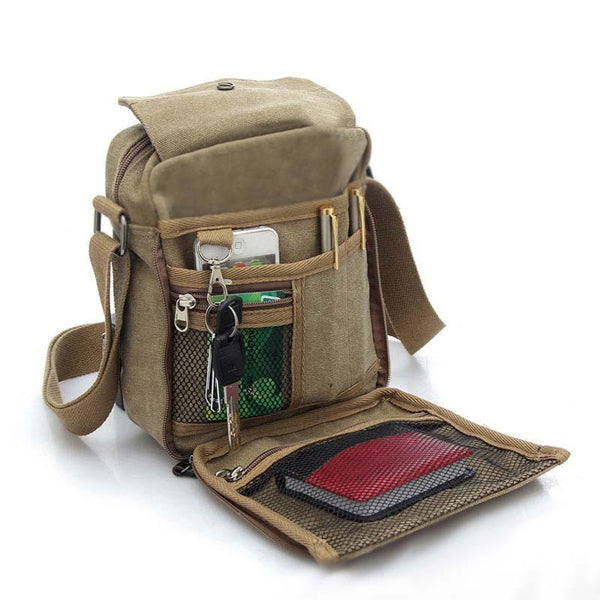 Stylish Men's Canvas Messenger Bag