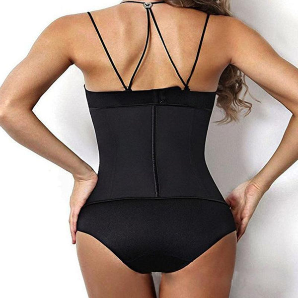 Latex Waist Trainer Body Shaper Corset with Zipper