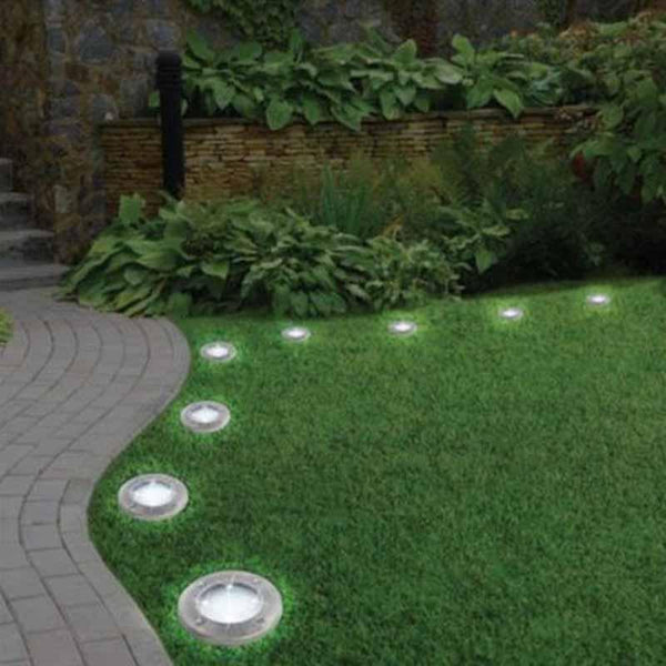Waterproof Solar Garden Disk Light