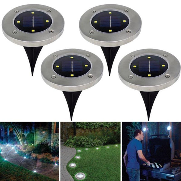 Waterproof Solar Garden Disk Light