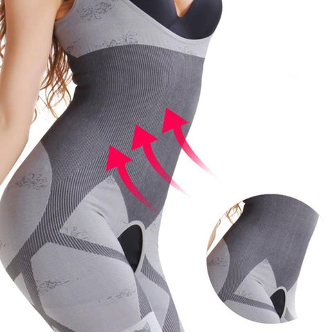 Bamboo Charcoal Slimming Bodysuit - Sculpting Underwear