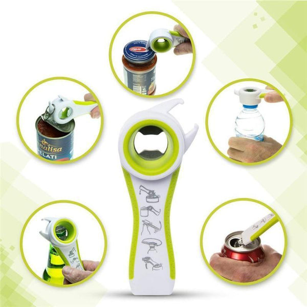 Multifunction 5 in 1 Can Bottle Opener