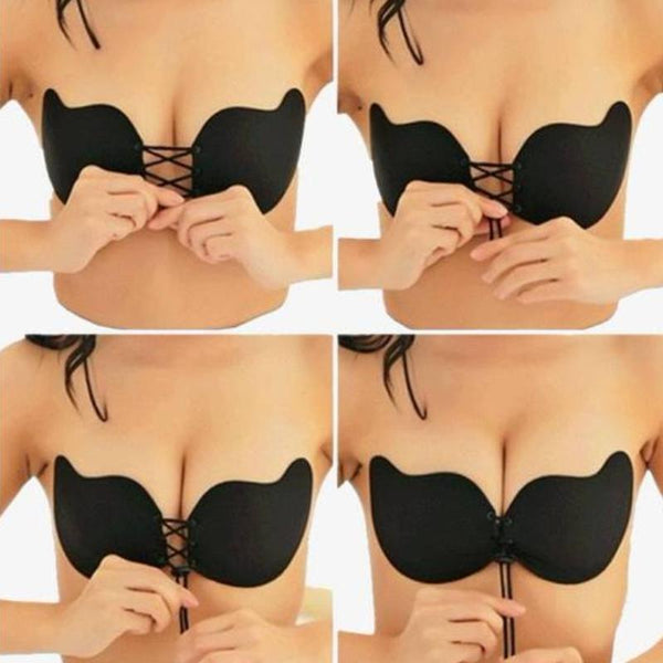 Push-Up Strapless Backless Invisible Bra