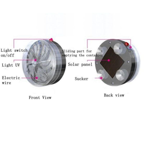 Solar Powered Buzz Kill - Mosquito UV Lamp