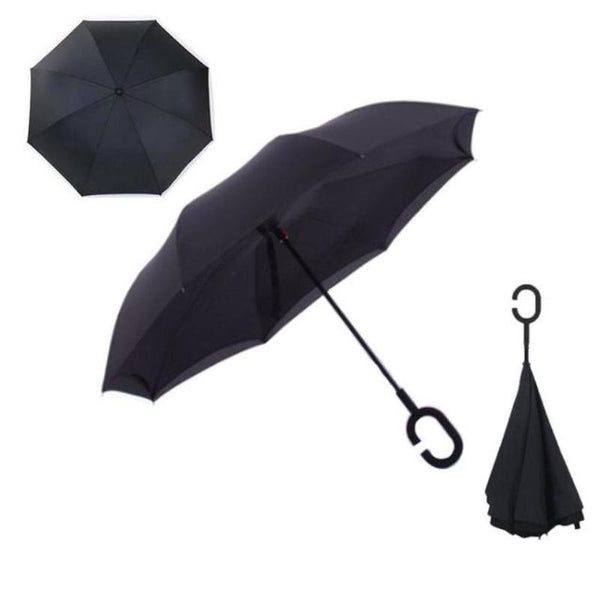 Rain & Windproof Double Layer Reversible Umbrella
