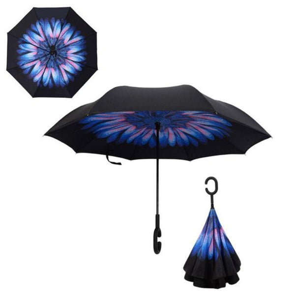 Rain & Windproof Double Layer Reversible Umbrella