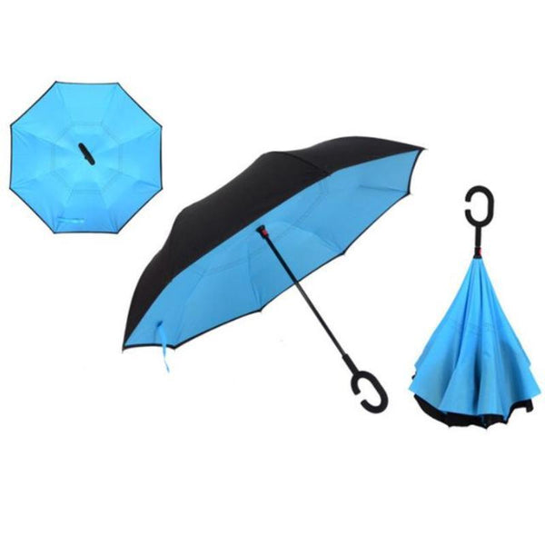 Rain & Windproof Double Layer Reversible Umbrella