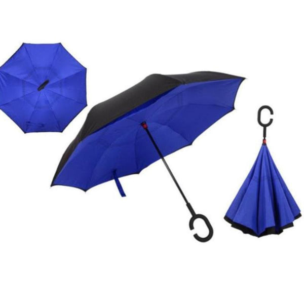 Rain & Windproof Double Layer Reversible Umbrella