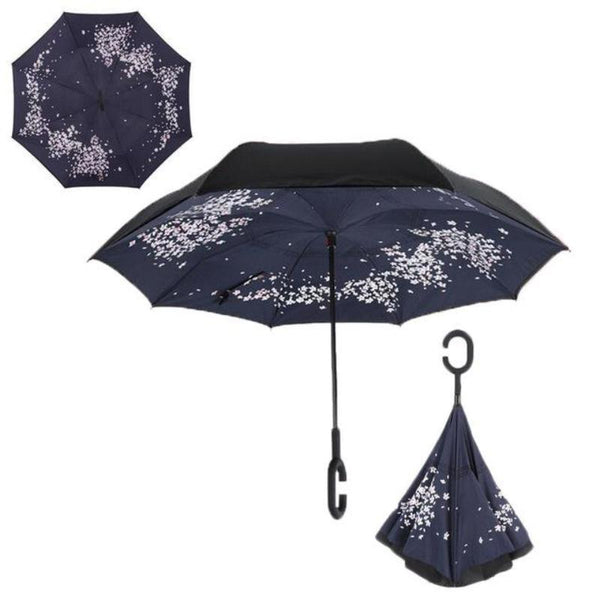 Rain & Windproof Double Layer Reversible Umbrella
