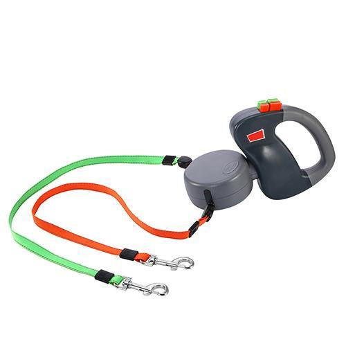 Dual Doggies Retractable Leash 3 M