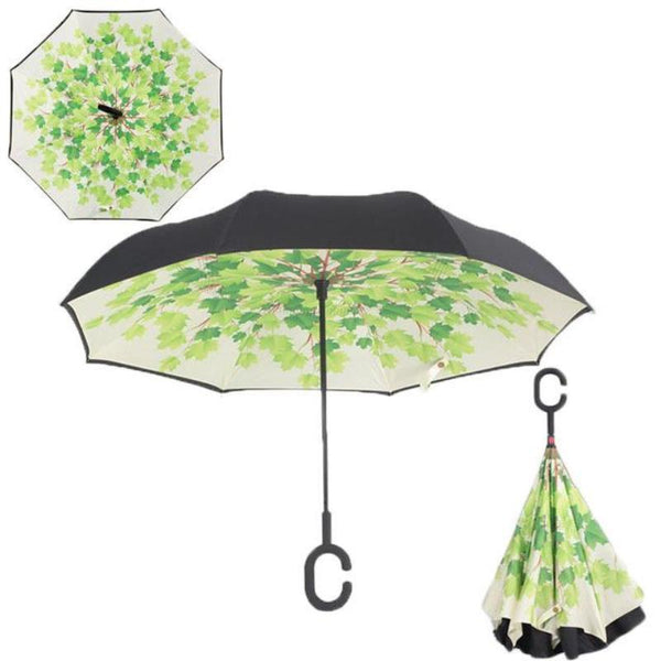 Rain & Windproof Double Layer Reversible Umbrella