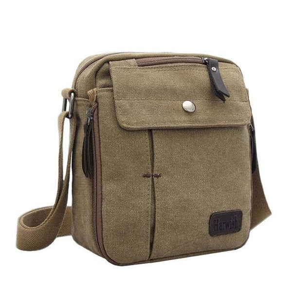 Stylish Men's Canvas Messenger Bag