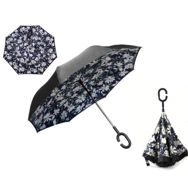 Rain & Windproof Double Layer Reversible Umbrella