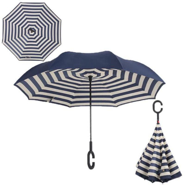 Rain & Windproof Double Layer Reversible Umbrella