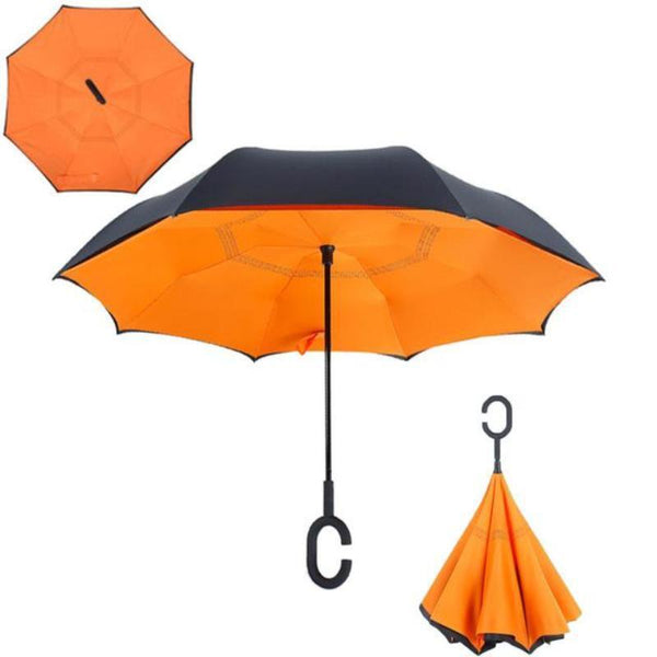 Rain & Windproof Double Layer Reversible Umbrella
