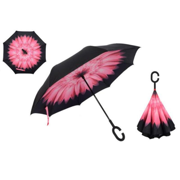 Rain & Windproof Double Layer Reversible Umbrella