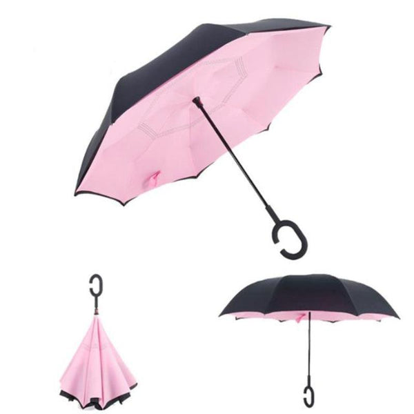 Rain & Windproof Double Layer Reversible Umbrella