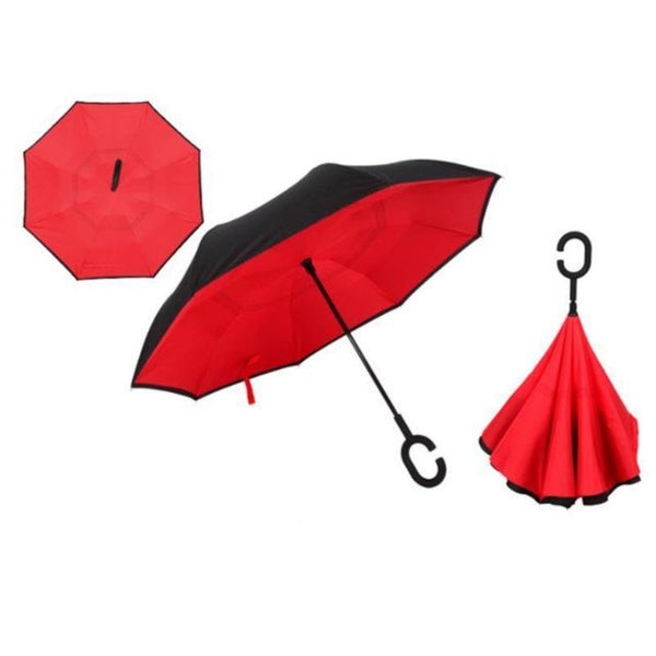 Rain & Windproof Double Layer Reversible Umbrella