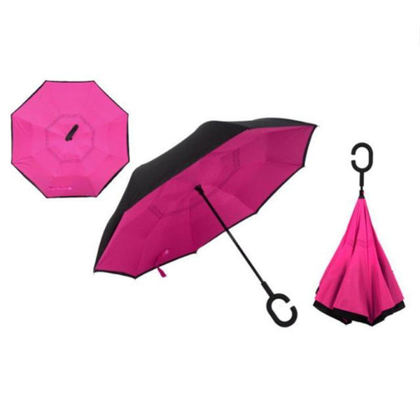 Rain & Windproof Double Layer Reversible Umbrella